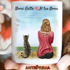 Gatto e "Mamma" - Tazza personalizzabile