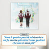 Genitori/Nonni ricordo - Quadro personalizzabile